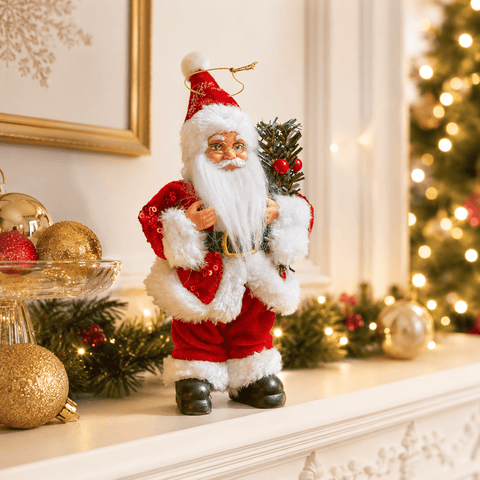 Three Kings Hanging Decor Three Kings Plush Sequin Santa Pendant Christmas Decoration