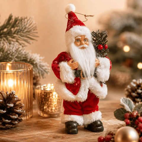 Three Kings Hanging Decor Three Kings Plush Sequin Santa Pendant Christmas Decoration