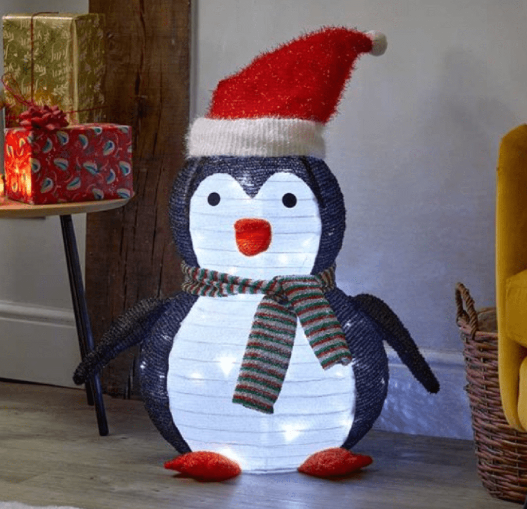 Three Kings Christmas Lit Decor Three Kings Pop-Up Penguin