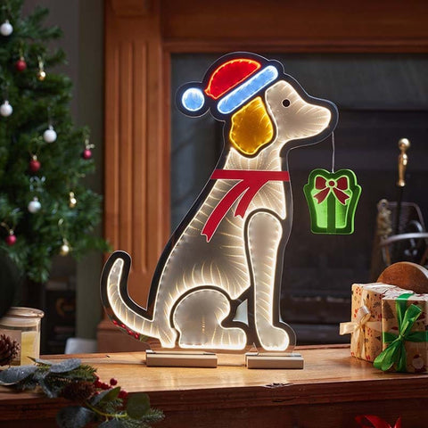Three Kings Infinity Lighting Three Kings Puppy GiftFinity LV Infinity Mirror Light – 56cm