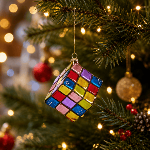 Three Kings Hanging Decor Three Kings Puzzle Cube Pendant Christmas Decoration