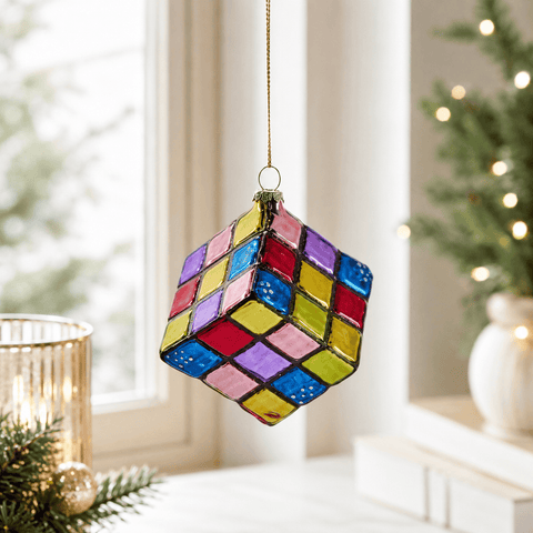 Three Kings Hanging Decor Three Kings Puzzle Cube Pendant Christmas Decoration
