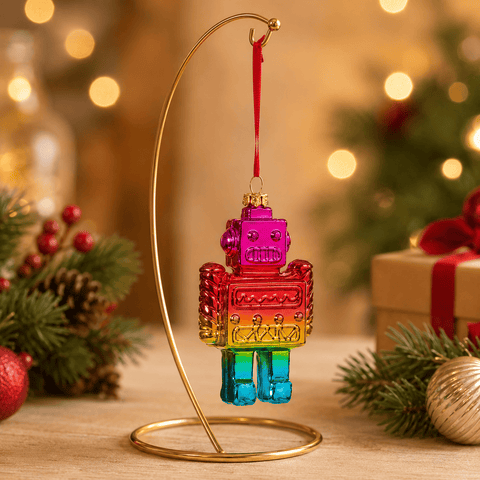 Three Kings Hanging Decor Three Kings Rainbow Robot Pendant Christmas Decoration