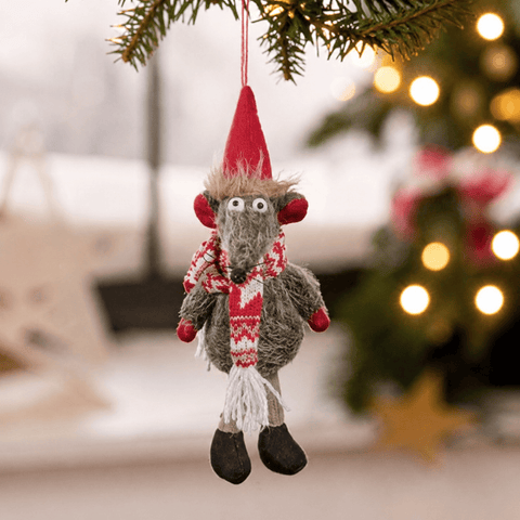 Three Kings Hanging Decor Three Kings Razza Rat Pendant - Grey