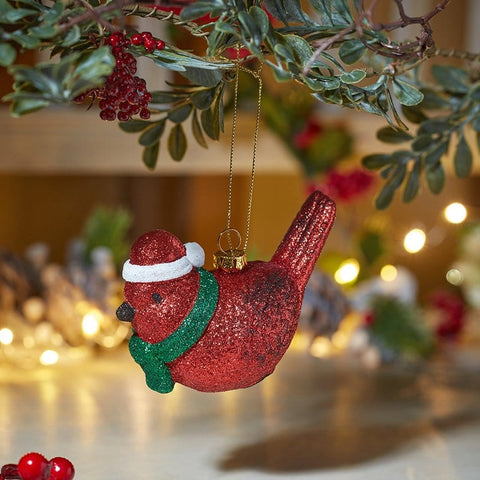 Three Kings Hanging Decor Three Kings Red Cardinal Pendant Christmas Decoration