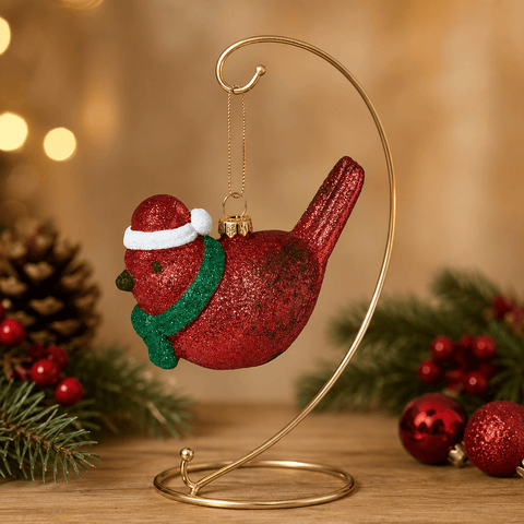 Three Kings Hanging Decor Three Kings Red Cardinal Pendant Christmas Decoration