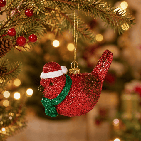 Three Kings Hanging Decor Three Kings Red Cardinal Pendant Christmas Decoration