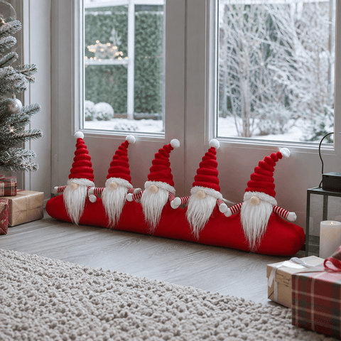 Three Kings Gonks Three Kings Red Gonk Draught Excluder – 28 x 85cm