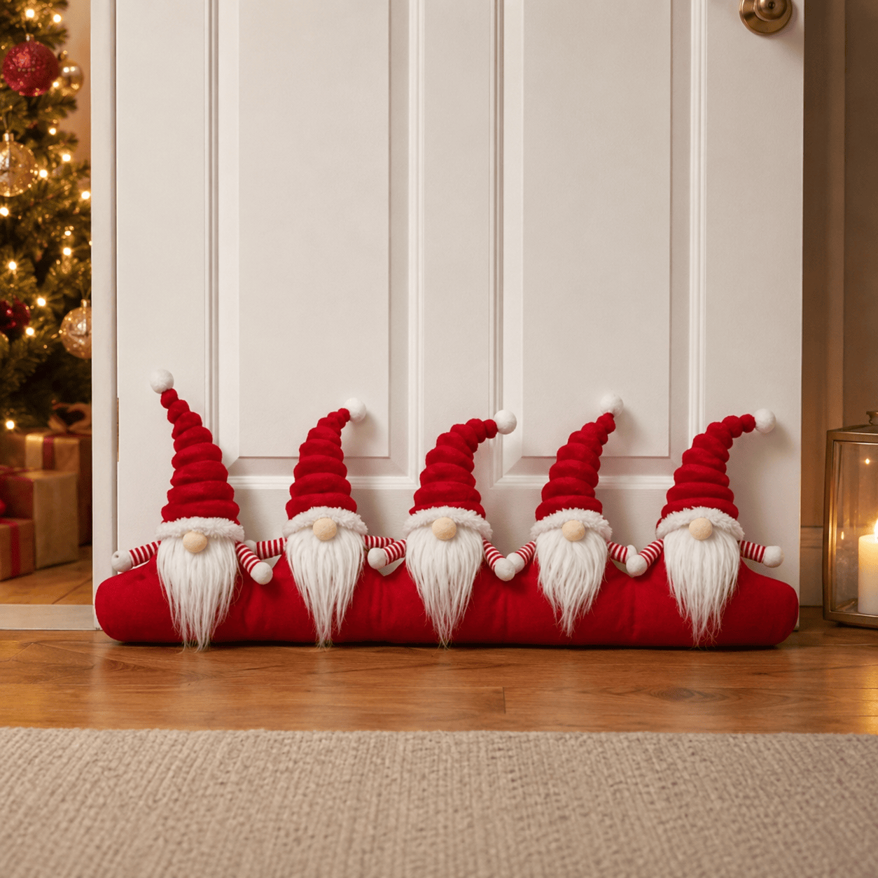 Three Kings Gonks Three Kings Red Gonk Draught Excluder – 28 x 85cm