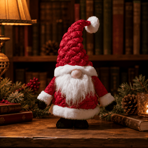 Three Kings Gonks Three Kings Red Quilted Santa Gonk