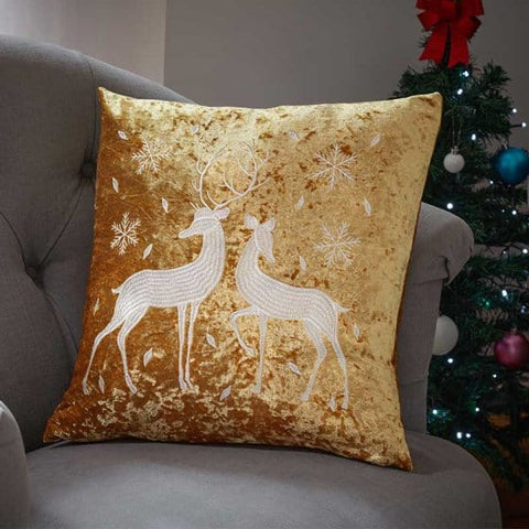 Three Kings Cushions Xmas Three Kings Reindeer Cushion Assorted Colours