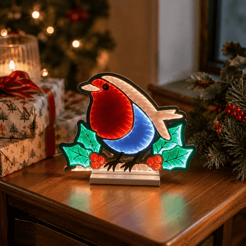 Three Kings Infinity Lighting Three Kings Robin LV Infinity Mirror Light Decoration – 40cm