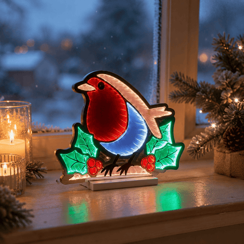Three Kings Infinity Lighting Three Kings Robin LV Infinity Mirror Light Decoration – 40cm