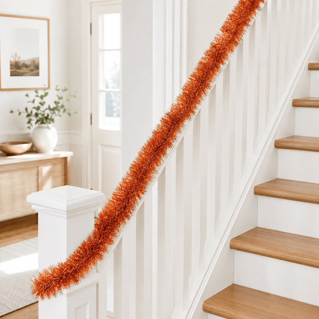 Three Kings Tinsel Three Kings Rose Gold Deluxe Christmas Tinsel Garland – 2m