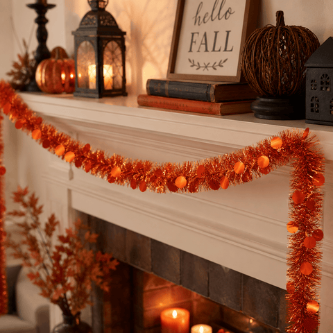 Three Kings Tinsel Three Kings Rose Gold X-Bling! Tinsel Bauble Streamer – 2m