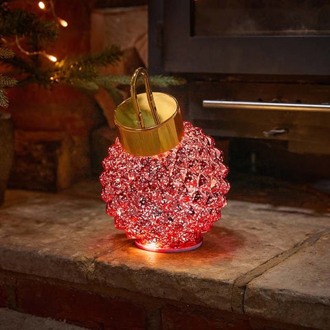 Three Kings Baubles Three Kings Ruby InLit Spinning DecoBauble