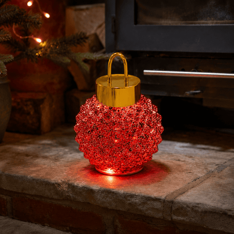 Three Kings Baubles Three Kings Ruby InLit Spinning DecoBauble