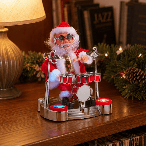 Three Kings Santa Figurines Three Kings Santa And Drum Kit Christmas Figurine