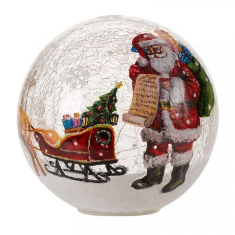 Three Kings Snow Globes Three Kings Santa Light Sphere 20cm