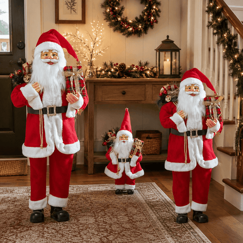 Three Kings Santa Figurines Three Kings Santa Magic Red Jumbo Decoration