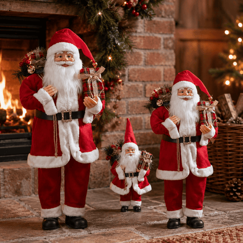 Three Kings Santa Figurines Three Kings Santa Magic Red Jumbo Decoration