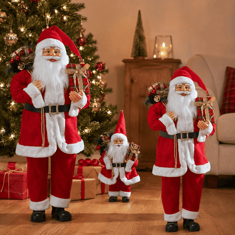 Three Kings Santa Figurines Three Kings Santa Magic Red Jumbo Decoration
