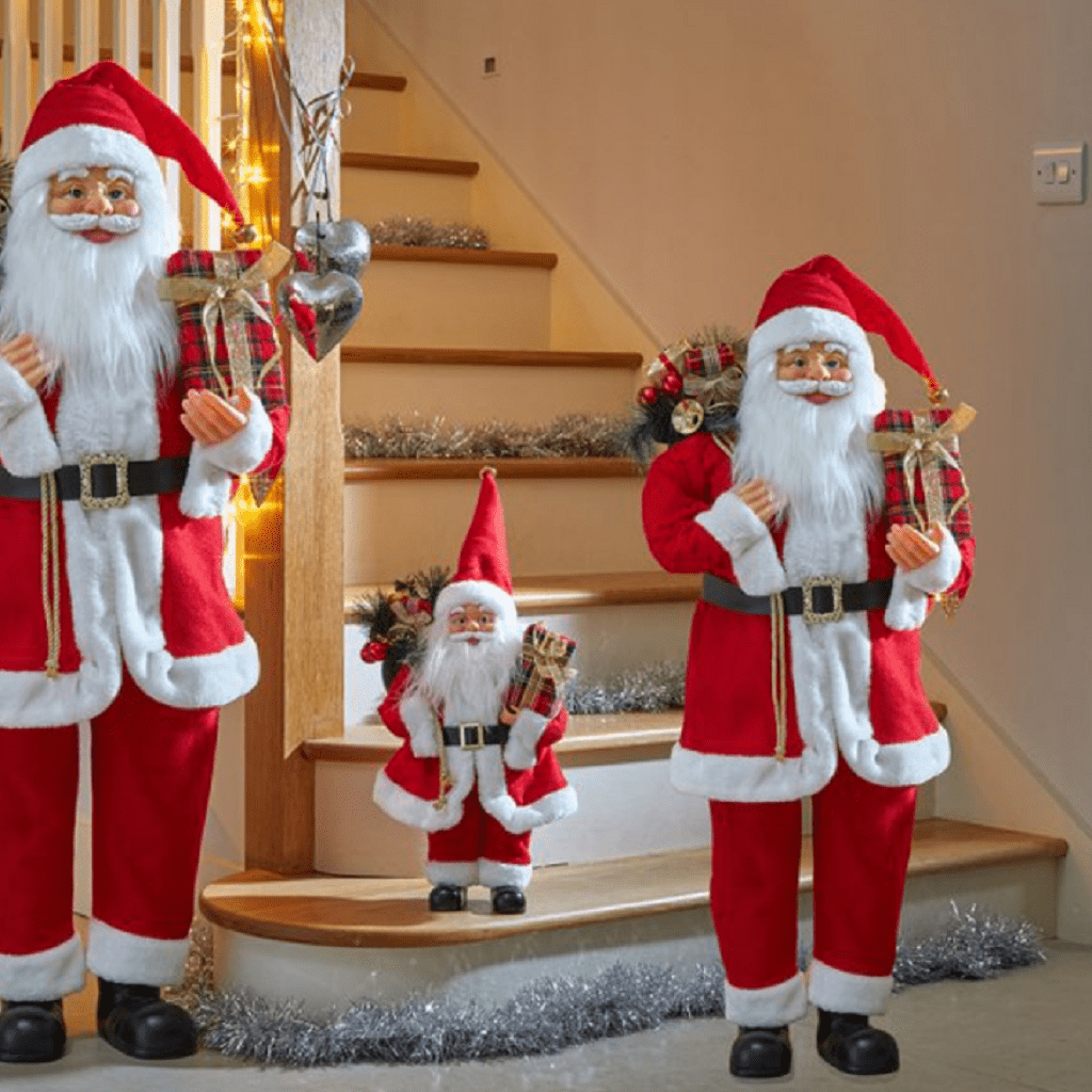 Three Kings Christmas Decor Three Kings Santa Magic Red Large