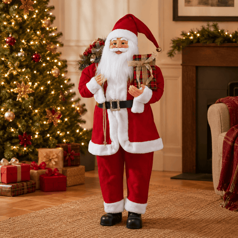 Three Kings Santa Figurines Three Kings Santa Magic Red Mega Christmas Decoration