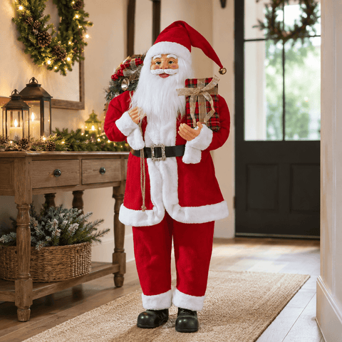 Three Kings Santa Figurines Three Kings Santa Magic Red Mega Christmas Decoration