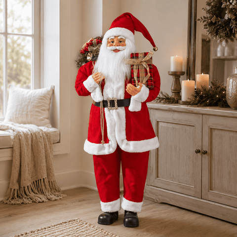 Three Kings Santa Figurines Three Kings Santa Magic Red Mega Christmas Decoration