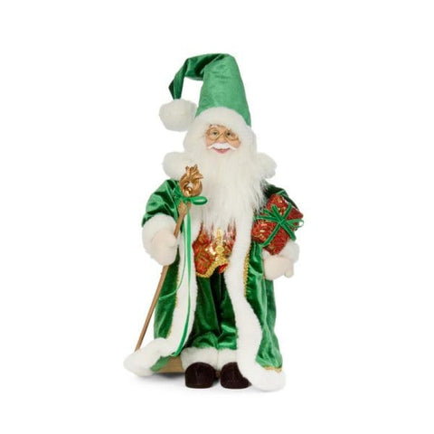 Three Kings Santa Figurines Three Kings Santa Regal Emerald Regular