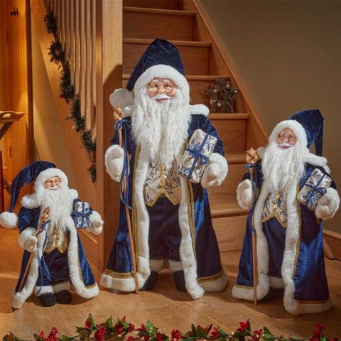 Three Kings Santa Figurines Three Kings Santa Regal Sapphire Extra Large