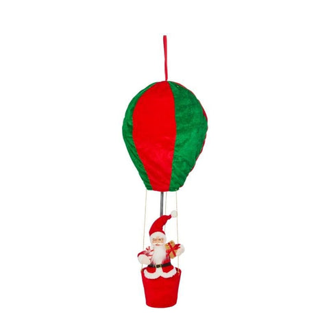 Three Kings Hanging Decor Three Kings Santa's Hot Air Balloon 78cm