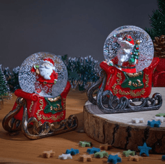 Three Kings Christmas Decor Three Kings Santa's Sleigh SnowSpheres