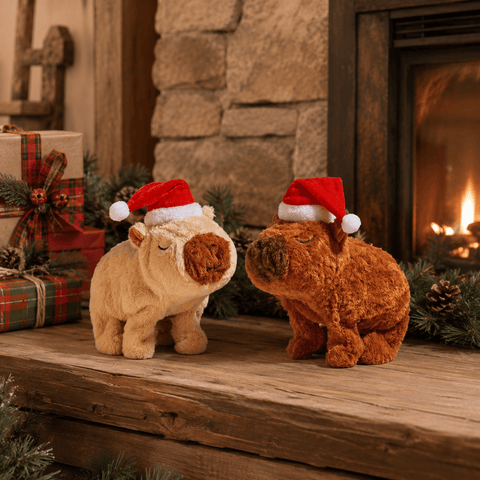 Three Kings Plushies Three Kings 'SantaBara' Chirstmas Plush Capybara – Mixed Case