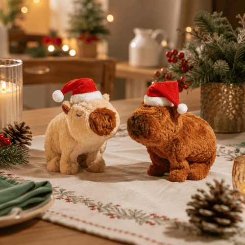 Three Kings Plushies Three Kings 'SantaBara' Chirstmas Plush Capybara – Mixed Case