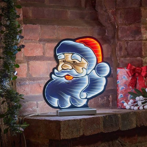 Three Kings Infinity Lighting Three Kings SantaFinity 30cm