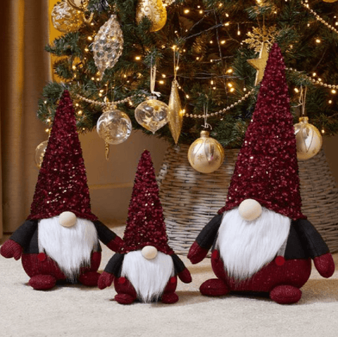 Three Kings Gonks Three Kings Seated GlamJonk Burgundy Regular