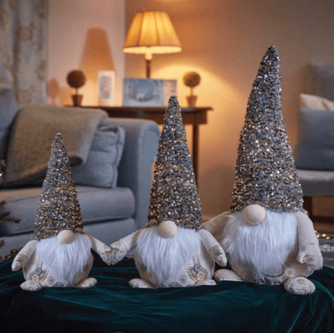 Three Kings Gonks Three Kings Seated GlamJonk Champagne Jumbo