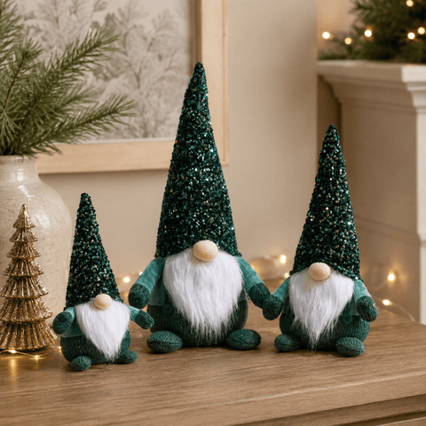 Three Kings Gonks Three Kings Seated GlamJonk Emerald – Regular