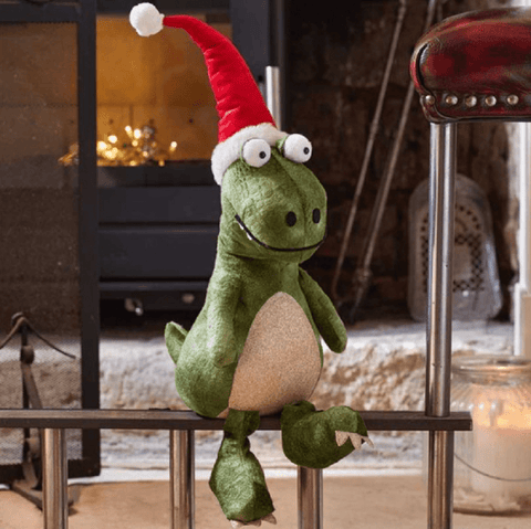 Three Kings Christmas Decor Three Kings Seated Green Festive Dino