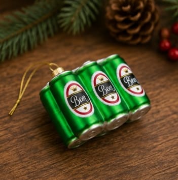 Three Kings Hanging Decor Three Kings Six Pack Of Beer Beer Pendant Christmas Decoration