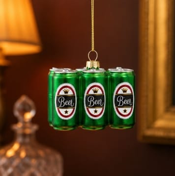 Three Kings Hanging Decor Three Kings Six Pack Of Beer Beer Pendant Christmas Decoration