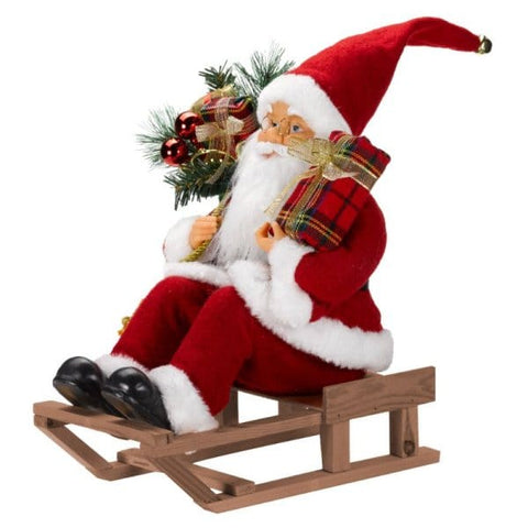 Three Kings Sleigh Santa 30cm