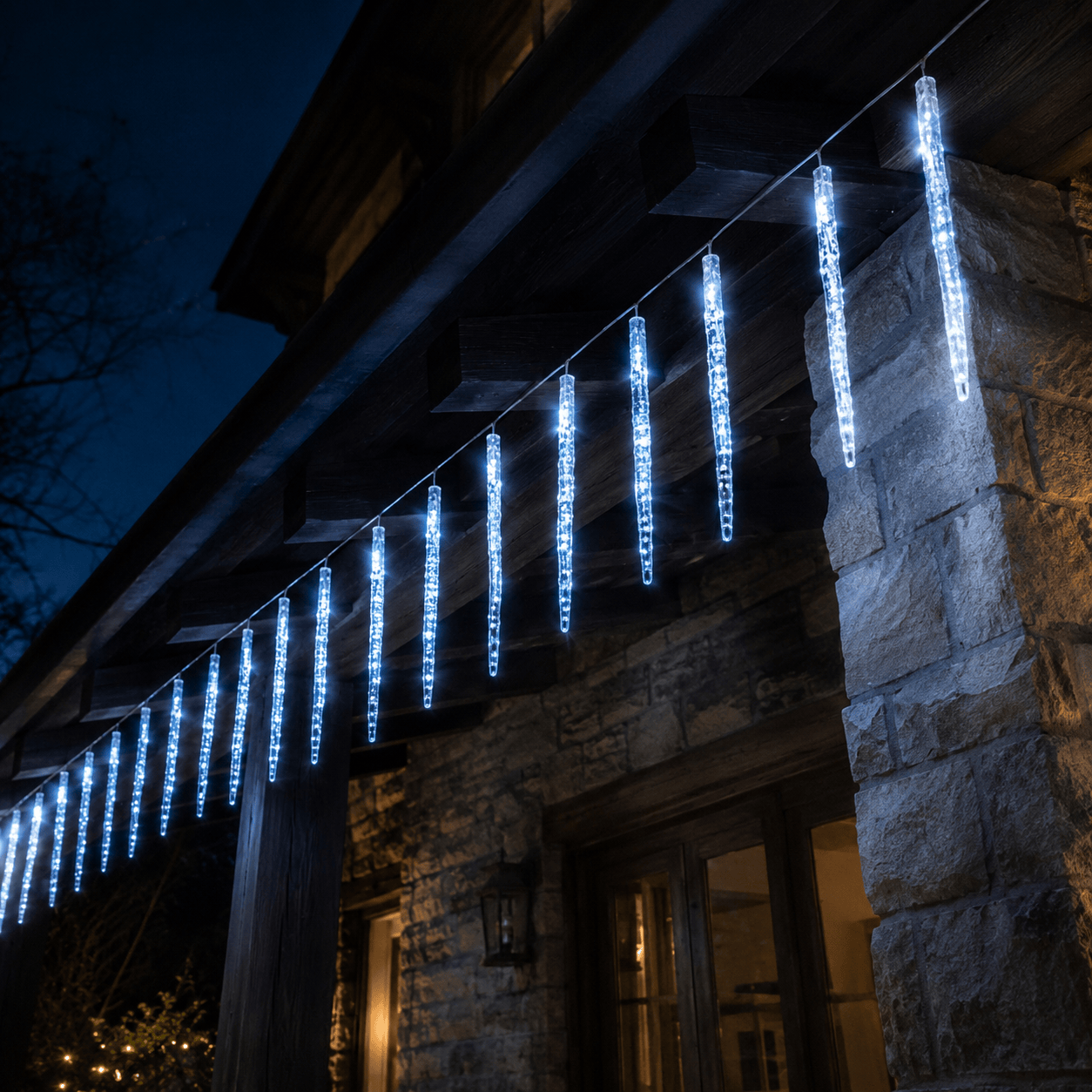 Three Kings LED Icicles Three Kings Smart Icicles Cool White and Multicoloured – Set of 10