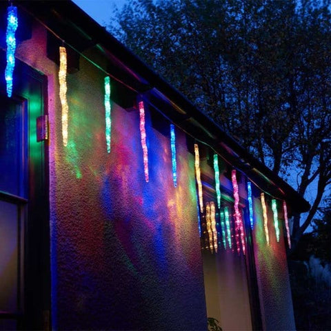 Three Kings String Lights Christmas Three Kings Smart Icicles Cool White and Multicoloured Set of 10