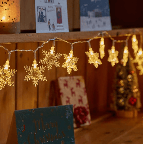 Three Kings String Lights Christmas Three Kings SnoFlake String Lights 20pc