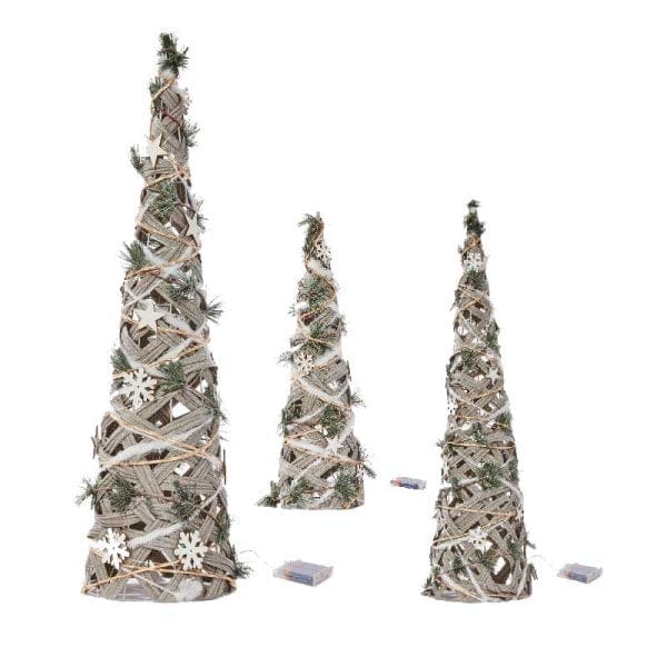 Three Kings Snow Trees - Set of 3 – Trowell Garden Centre
