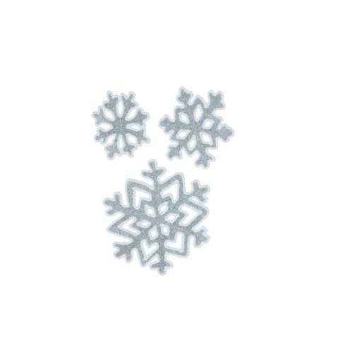 Three Kings Window Stickers Xmas Three Kings Snowflake Window Sticker 25cm