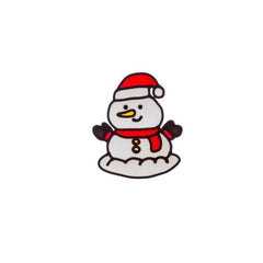Three Kings Window Stickers Xmas Three Kings Snowman Window Sticker 15cm